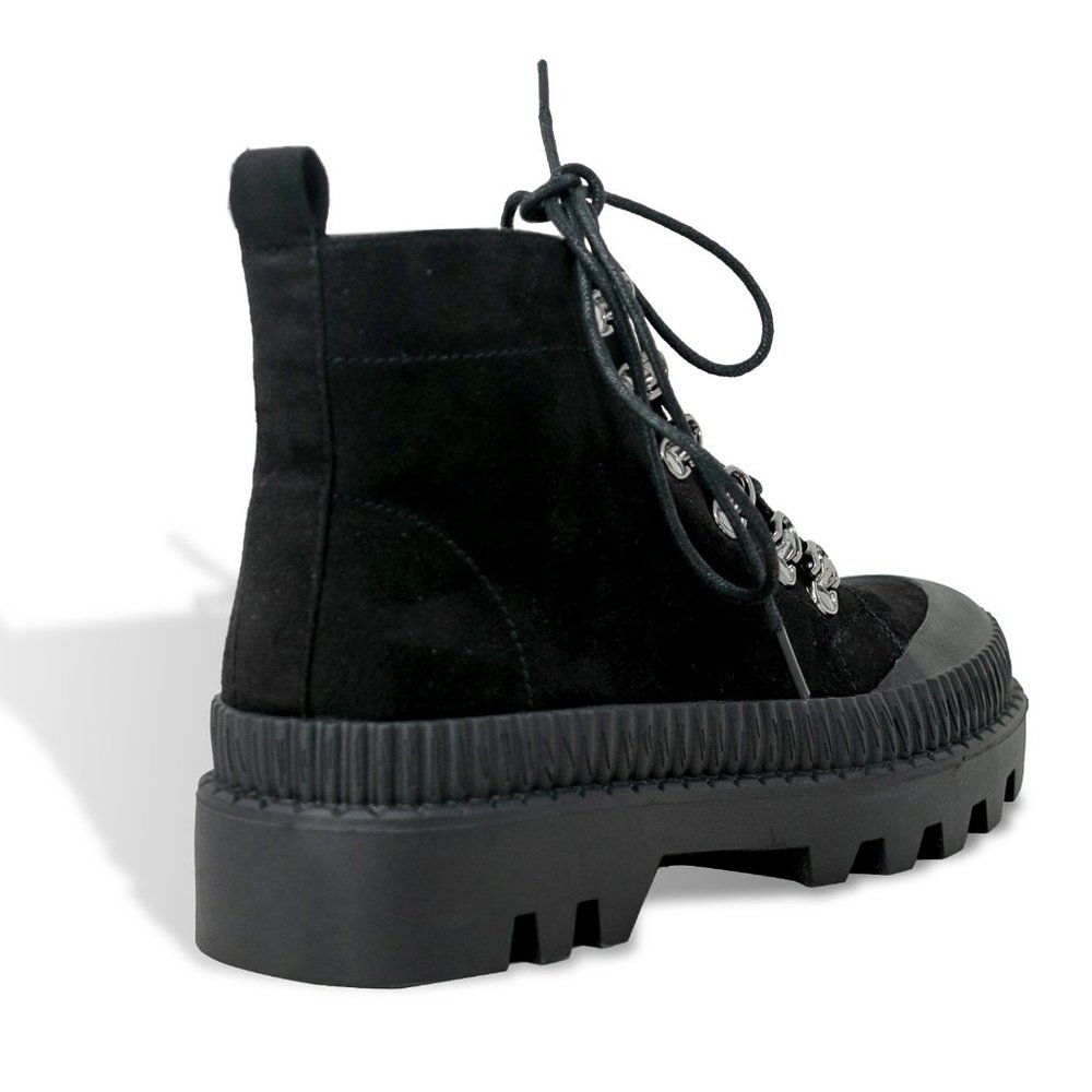 Women's Lace Up Ankle Boot By Chase + Chloe - Picture 3 of 4